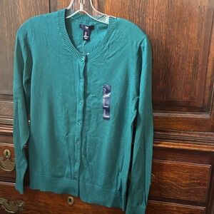 GAP Teal Women's Cardigan Sweater